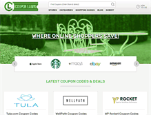 Tablet Screenshot of couponlawn.com